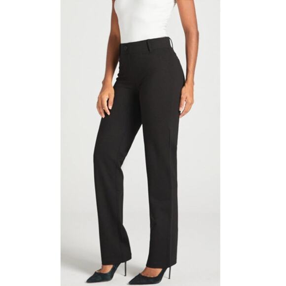 Betabrand Classic DPYP™ Dress Pant Yoga Black Pant NWOT L - Picture 2 of 5